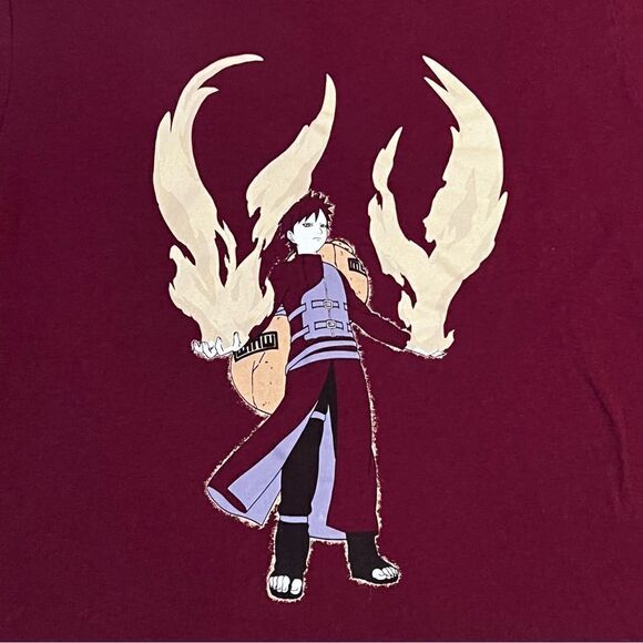 Naruto Gaara 20th Anniversary Edition Graphic Tee Shirt / Size M - Picture 3 of 4